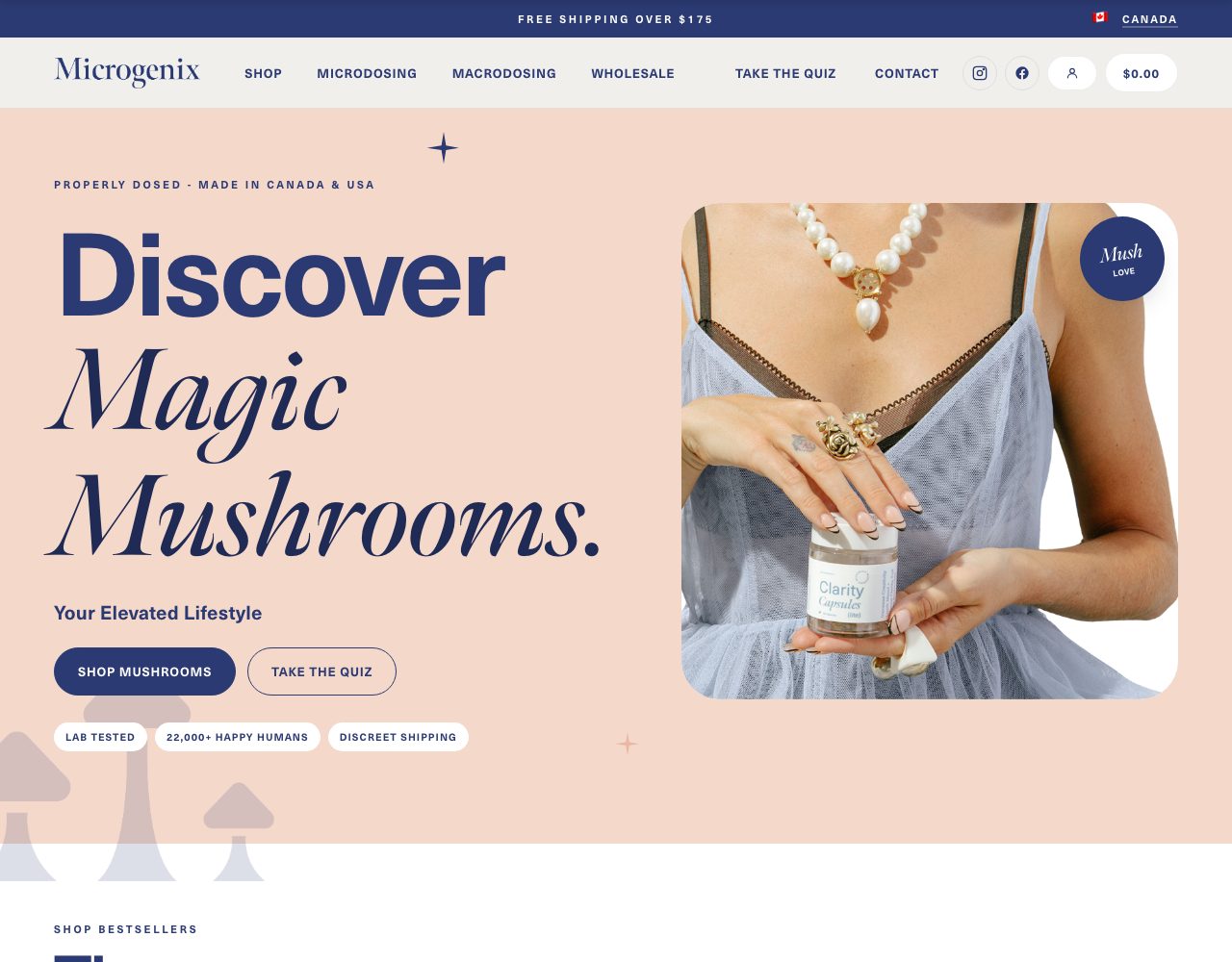 Microgenix homepage